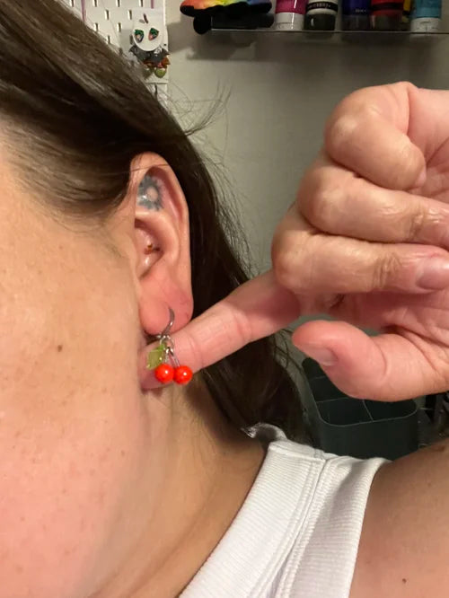 Cherry Earrings - 6 mm
