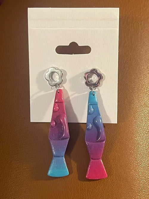 Cool-Toned Lava Lamps (Red, Pink, Purple, Blue Gradient)