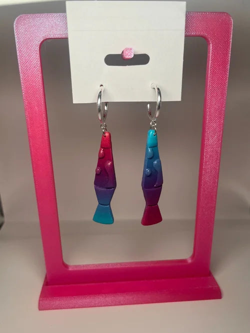 Cool-Toned Lava Lamps (Red, Pink, Purple, Blue Gradient)