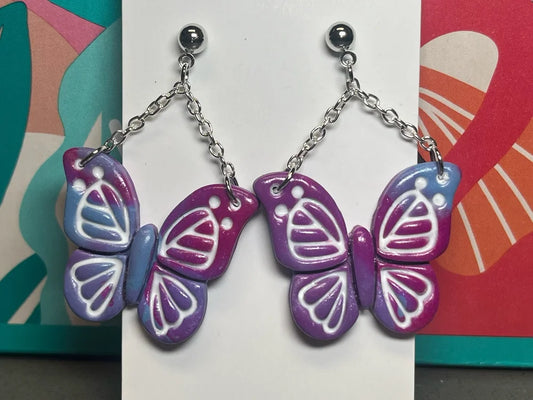 Mermaid Butterfly Earrings