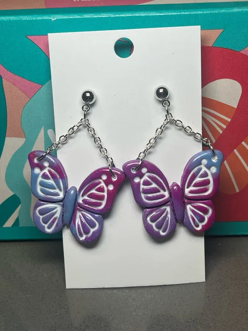 Mermaid Butterfly Earrings